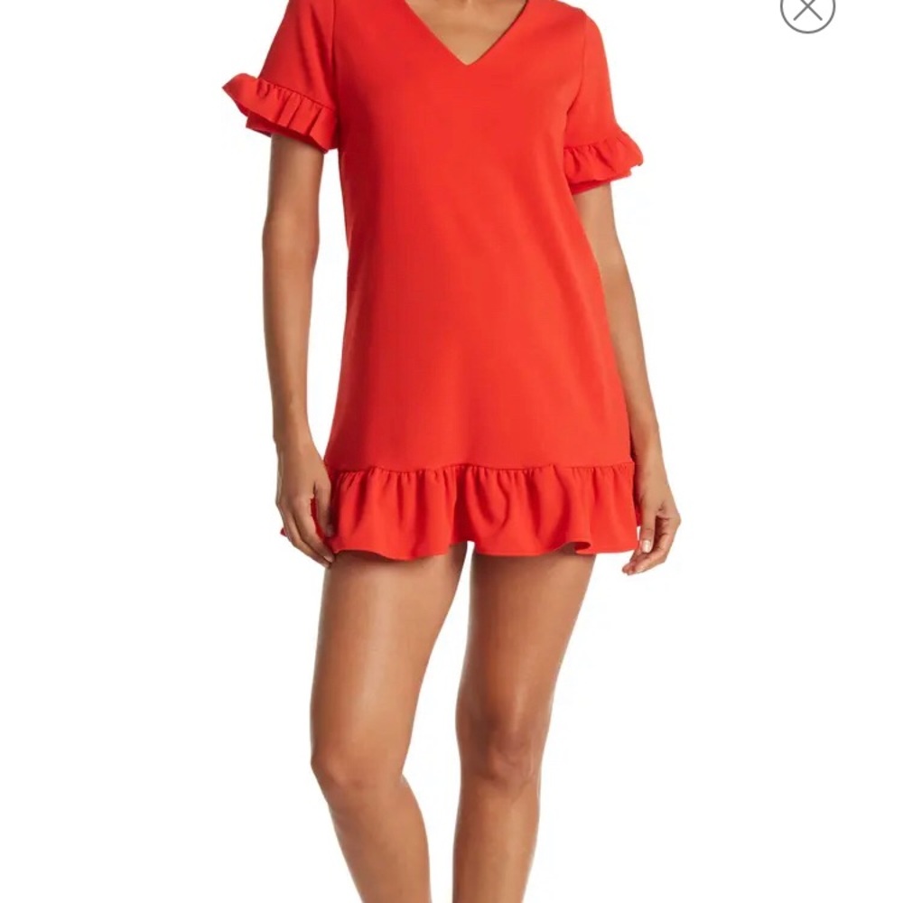 NWT Vanity Room v neck ruffle dress